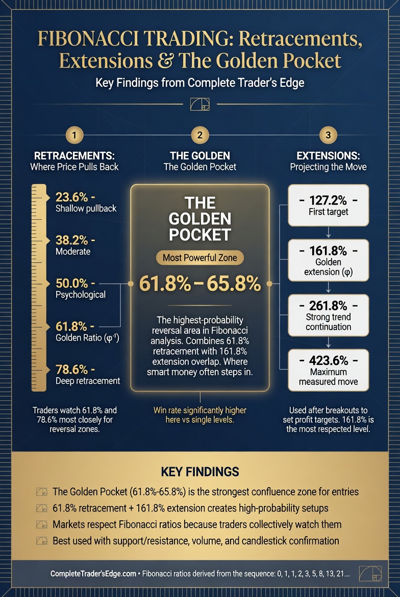 Fibonacci Trading Infographic