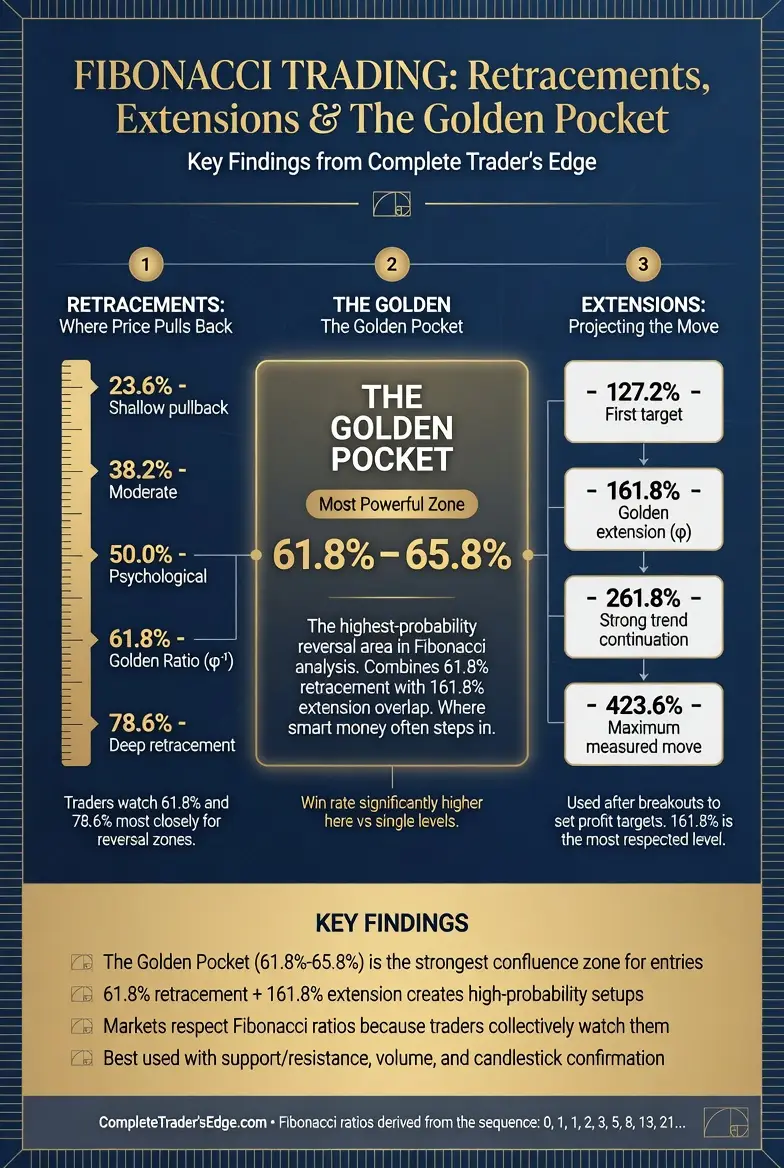 Fibonacci Trading Infographic