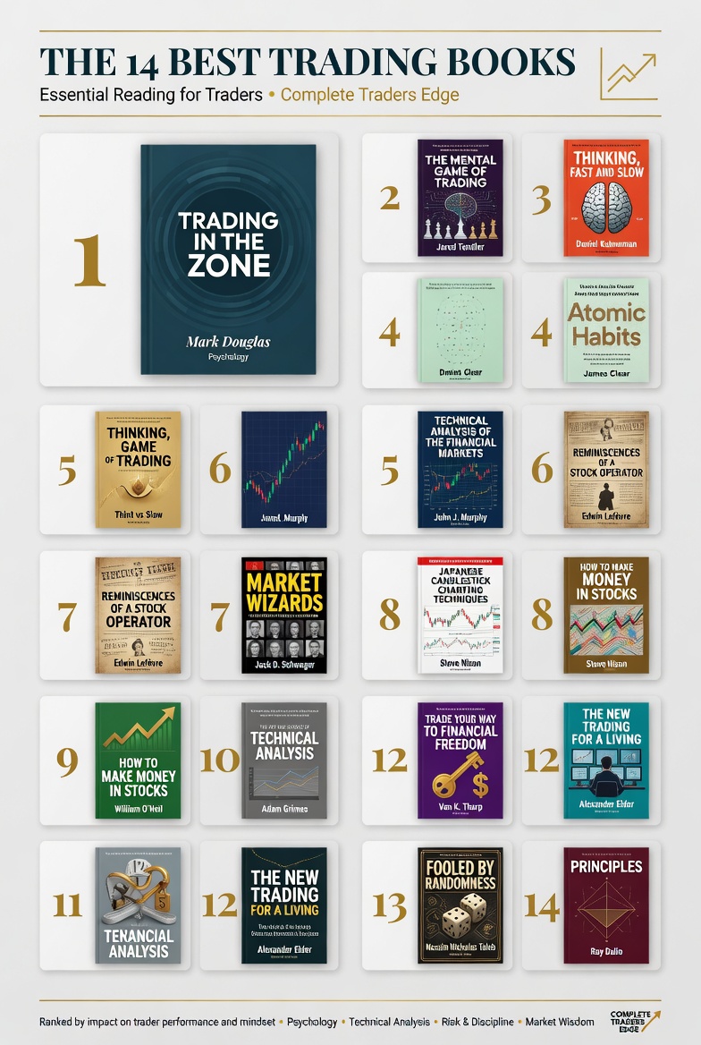 The Best Trading Books of all time Infographic