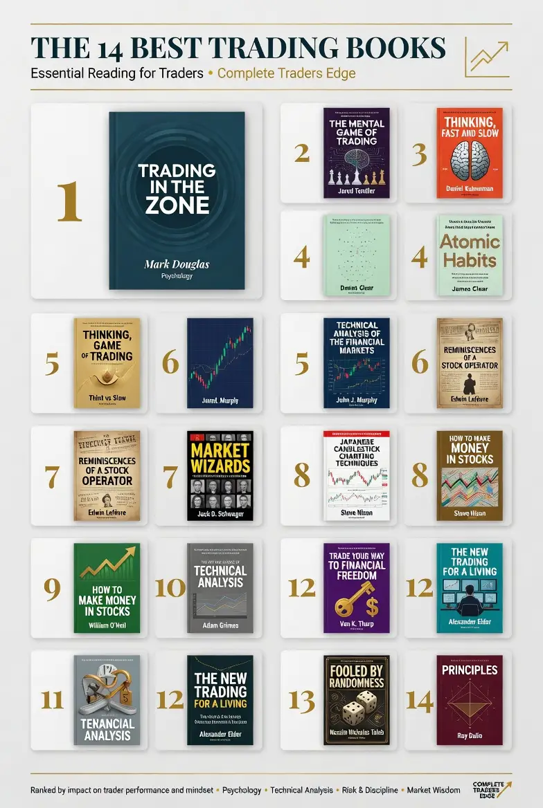 The Best Trading Books of all time Infographic