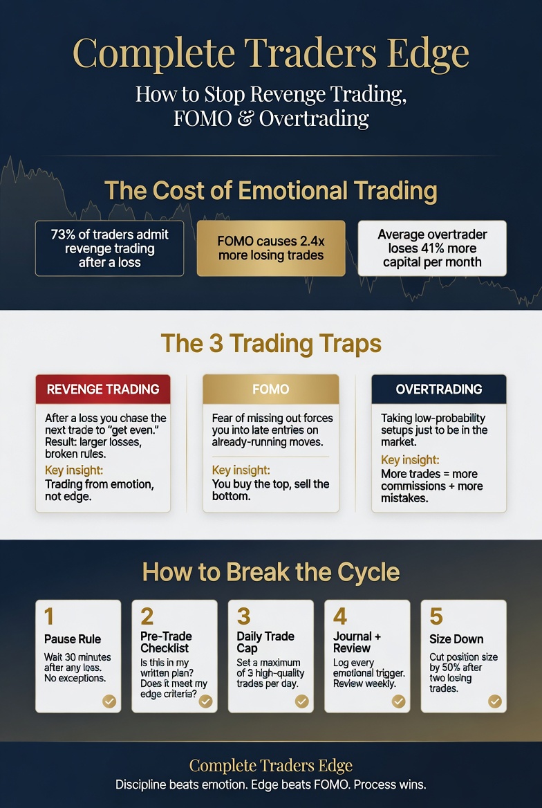 How to Stop Revenge Trading Infographic
