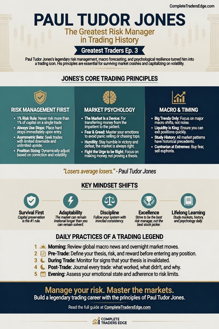 Paul Tudor Jones The Greatest Risk Manager Infographic
