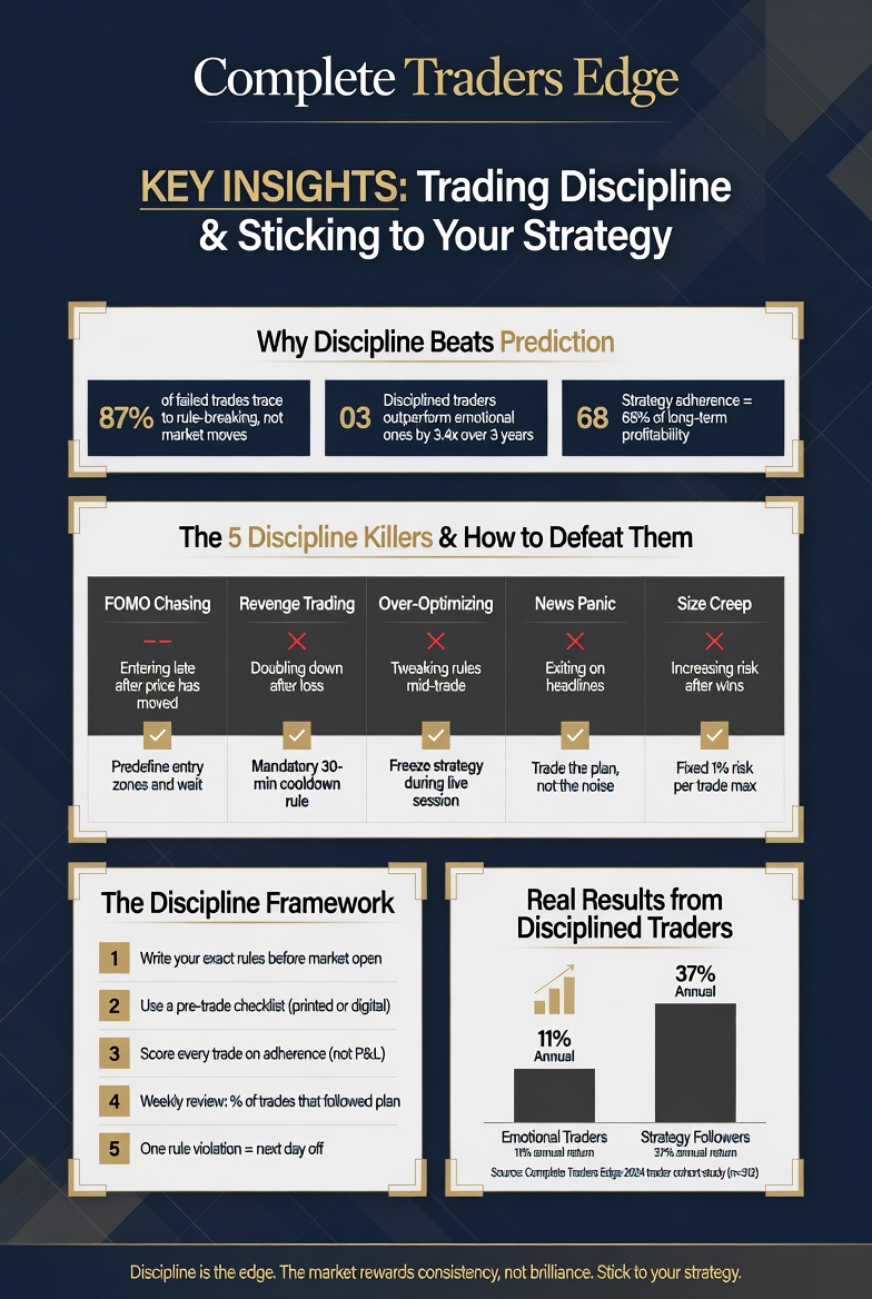 Trading Discipline Infographic