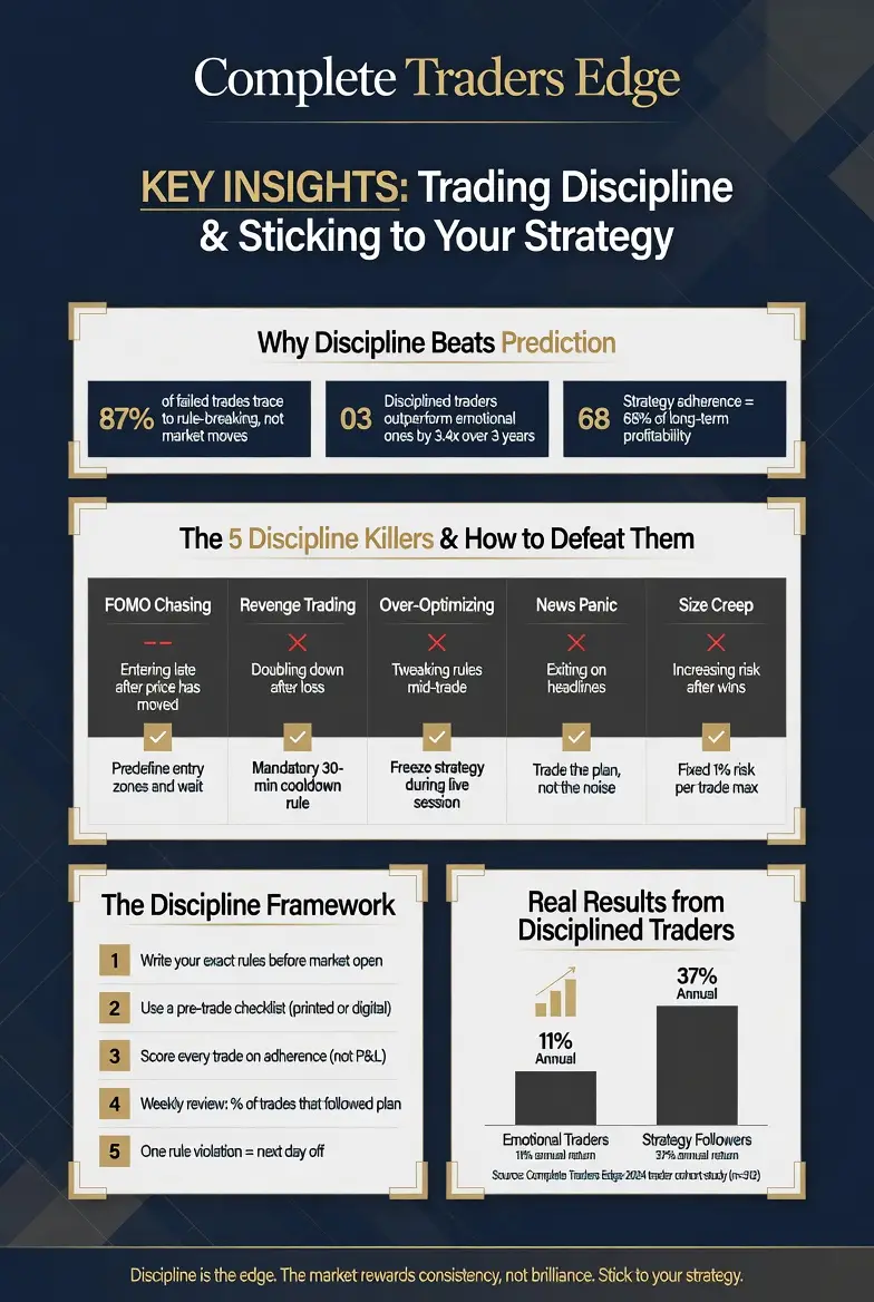Trading Discipline Infographic