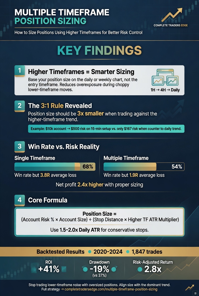 Trading Multiple Timeframes Infographic