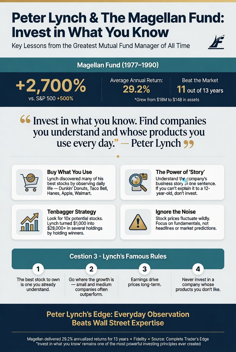 Peter Lynch Trading Infographic