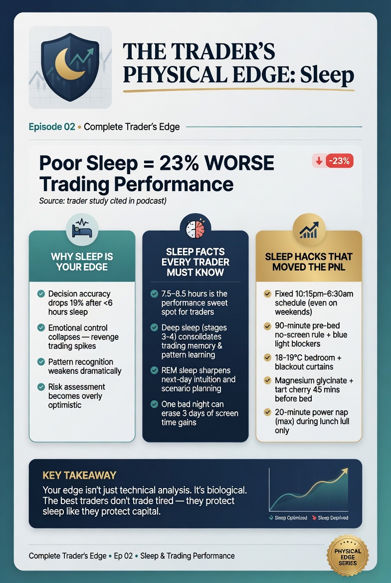 Sleep and Trading Infographic