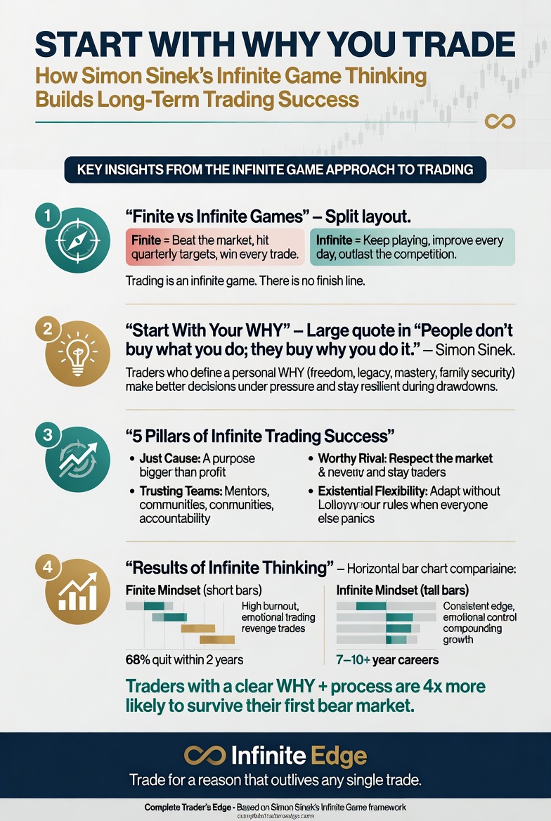 Start with Why You Trade How Simon Sinek Infographic