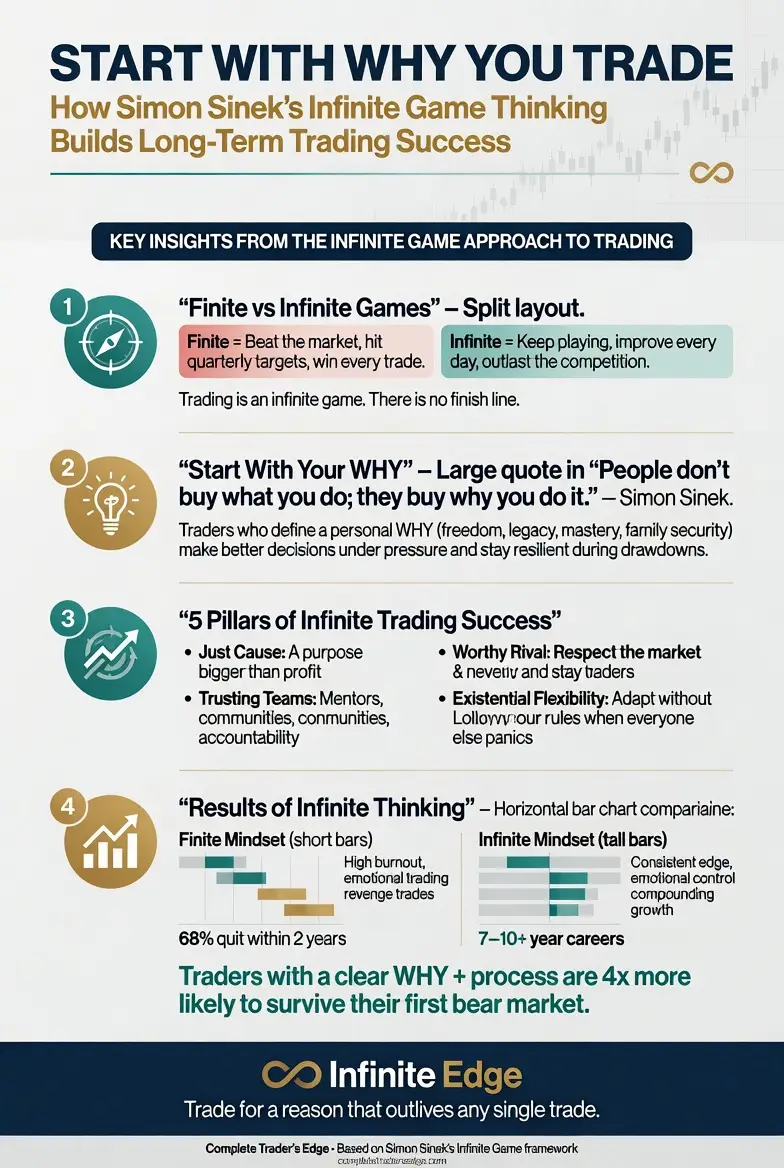 Start with Why You Trade How Simon Sinek Infographic