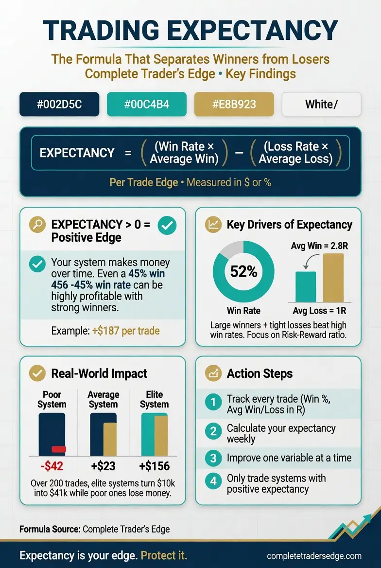 Trading Expectancy Infographic