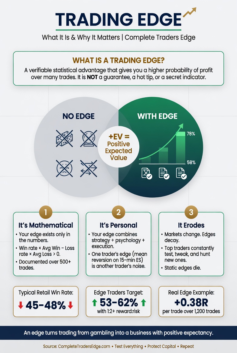 What Is a Trading Edge Infographic