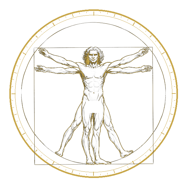 The Trader's Physical Edge — Vitruvian mark
