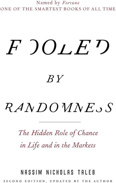 Fooled by Randomness by Nassim N. Taleb book cover