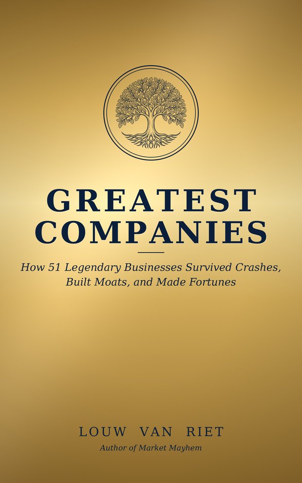 Greatest Companies book cover by Louw van Riet