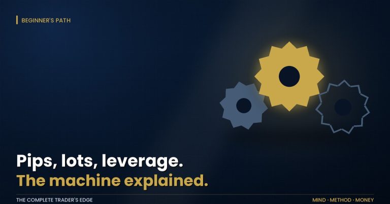 Pips, lots and leverage: three interlocking gears with the gold drive gear at the centre