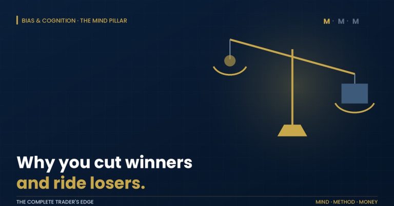 Prospect theory in trading: tilted scale weighing a small gain against a heavy loss