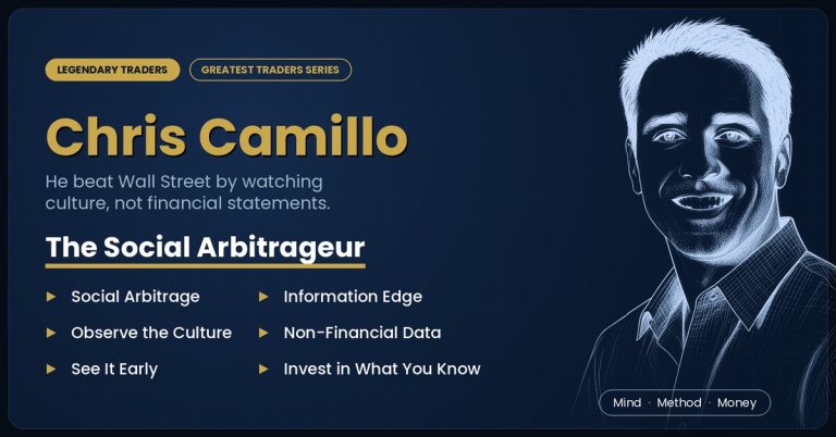 Chris Camillo, the social arbitrageur, Complete Trader's Edge trader profile