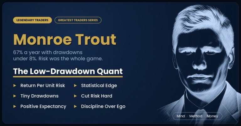 Monroe Trout, the low-drawdown quant, Complete Trader's Edge trader profile