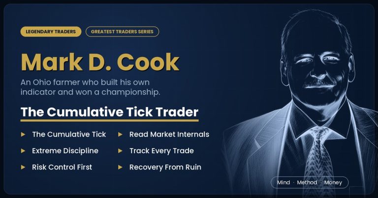 Mark D. Cook, the cumulative tick trader, Complete Trader's Edge trader profile