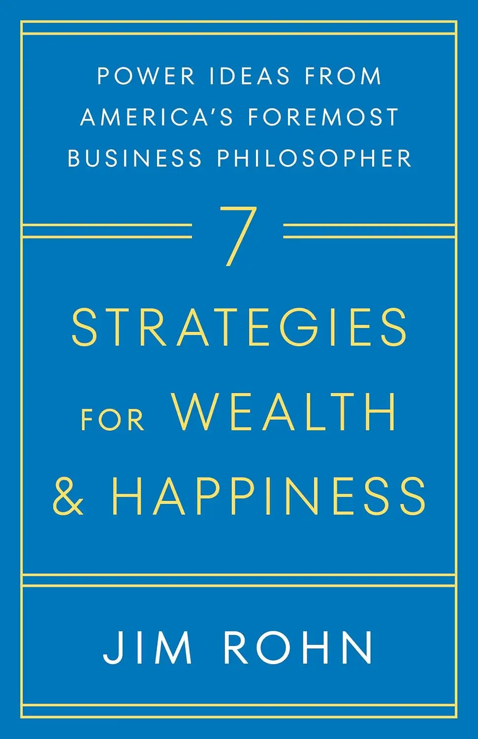 7 Strategies for Wealth & Happiness by Jim Rohn book cover