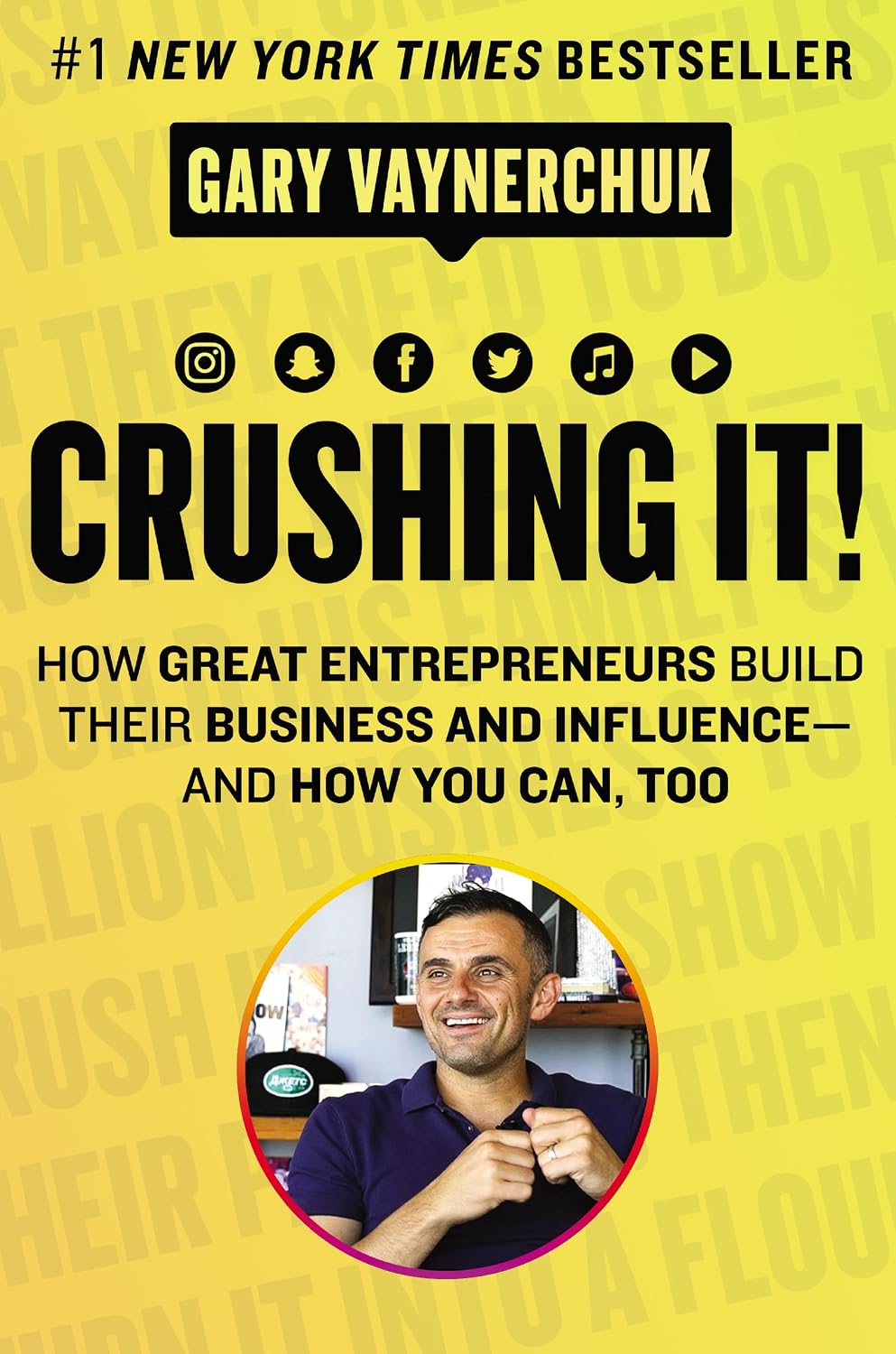 Crushing It! by Gary Vaynerchuk book cover