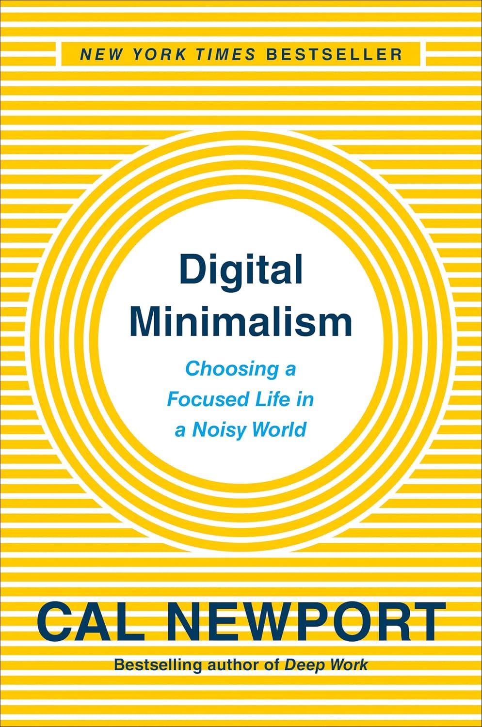 Digital Minimalism by Cal Newport book cover