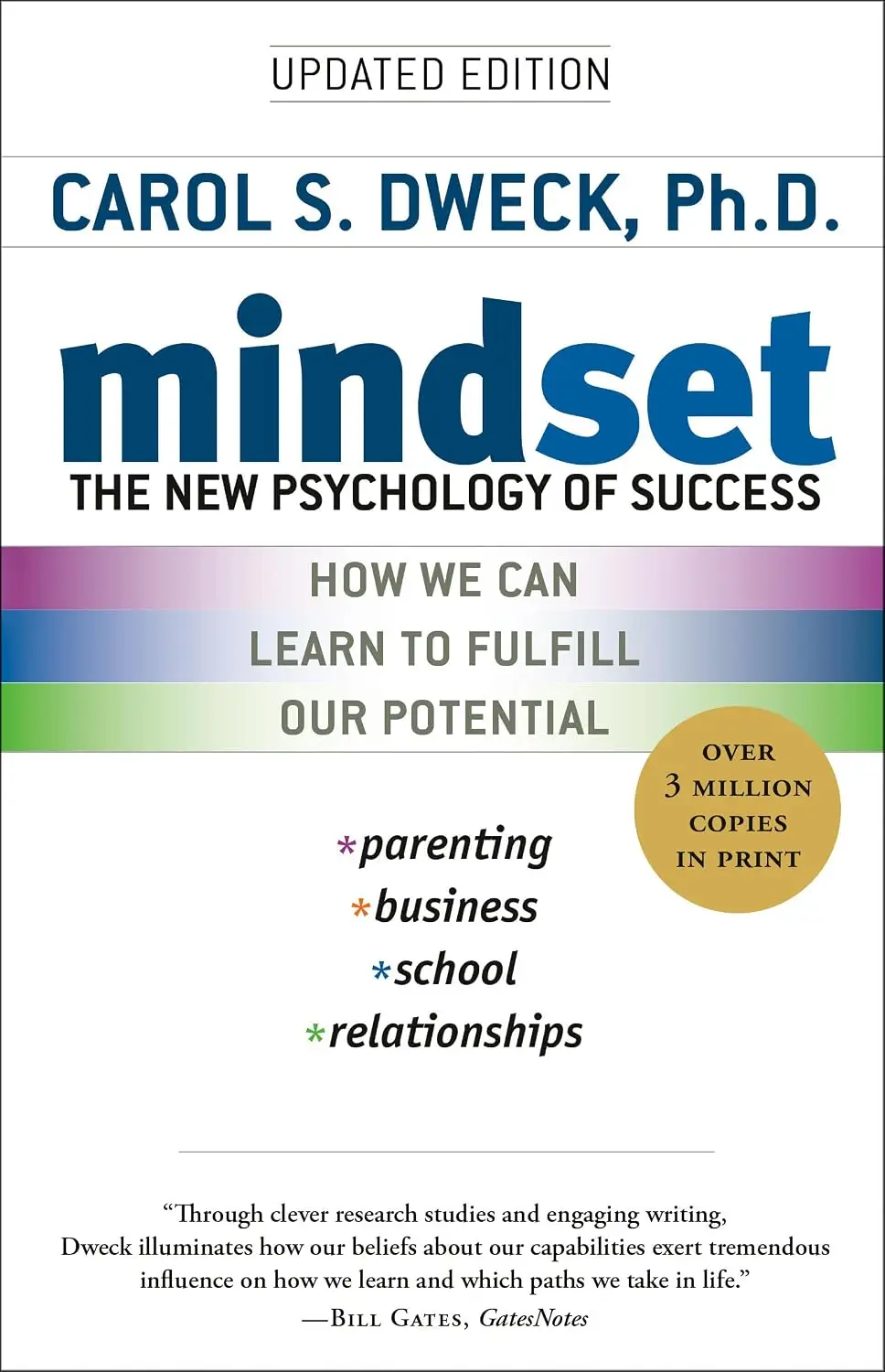 Mindset: The New Psychology of Success by Carol Dweck book cover