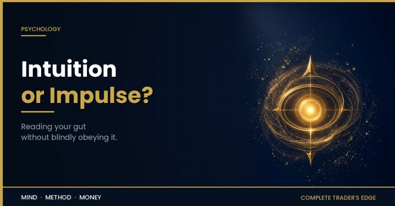 Intuition or impulse: a gold eye-like orb at the centre of a dark field