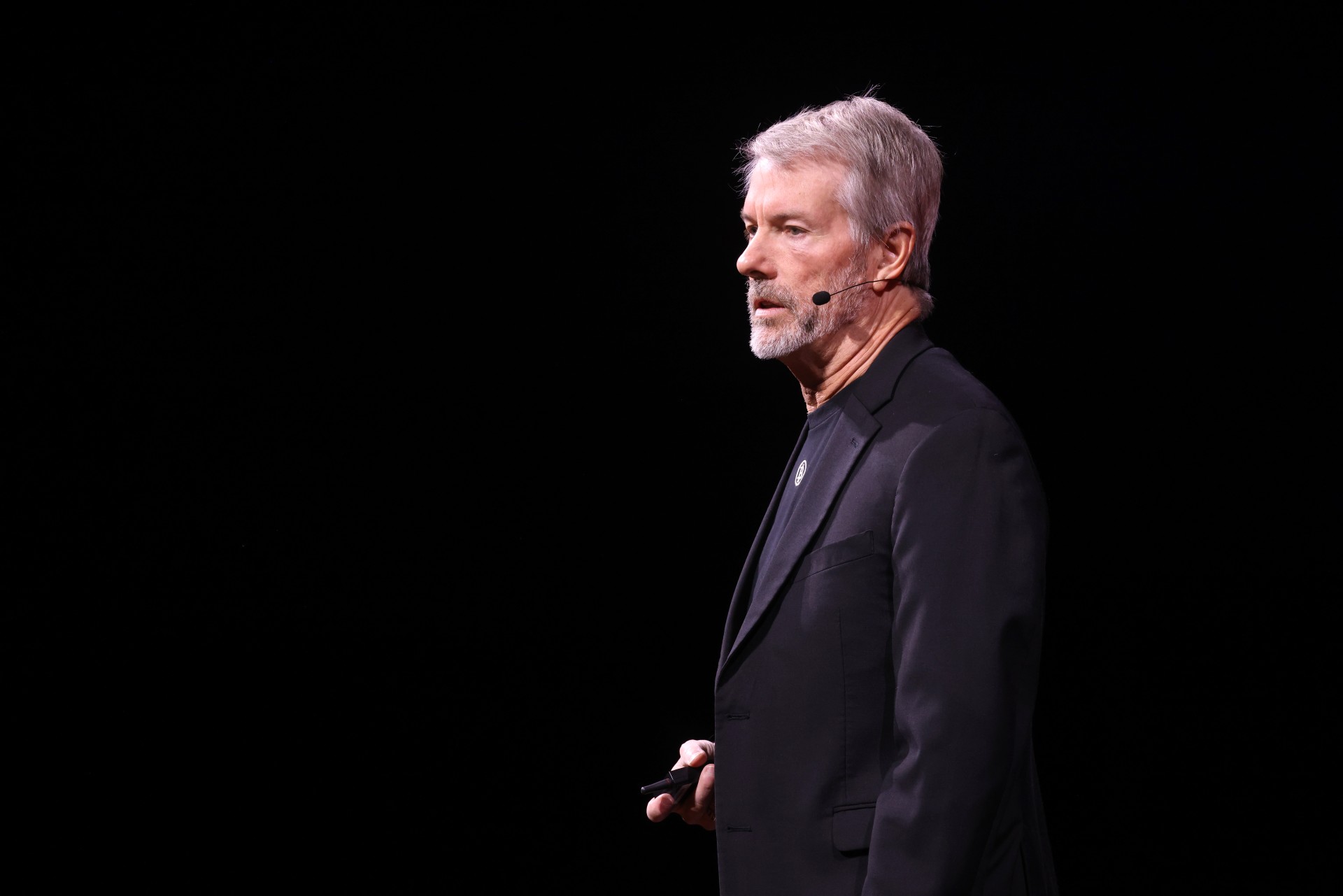 Michael Saylor, chief executive of MicroStrategy, who moved his company's corporate treasury into Bitcoin in August 2020 and made it the largest corporate holder in the world