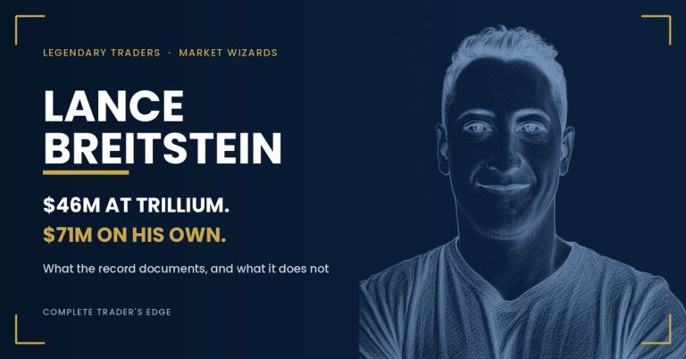 Lance Breitstein: $46 million generated at Trillium and $71 million in his own account, from chapter 2 of Market Wizards: The Next Generation